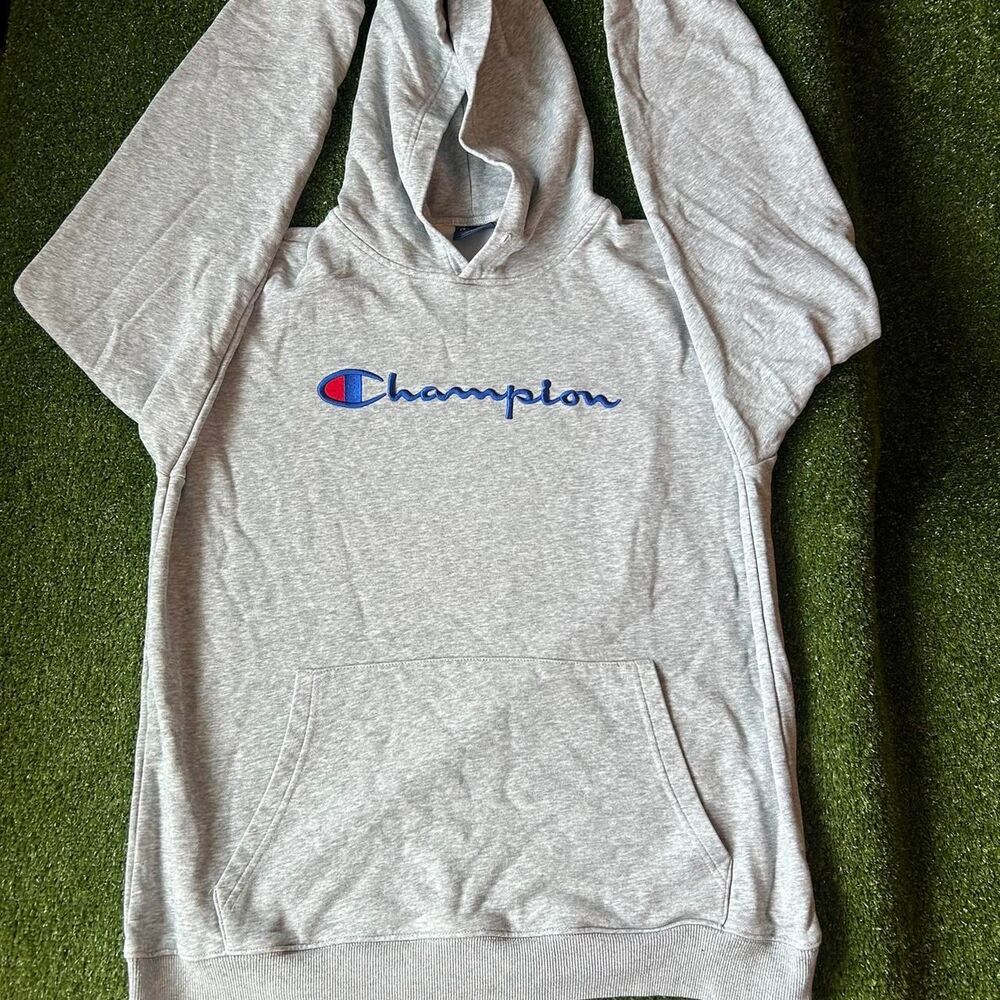 Champion Men's Grey Hoodie